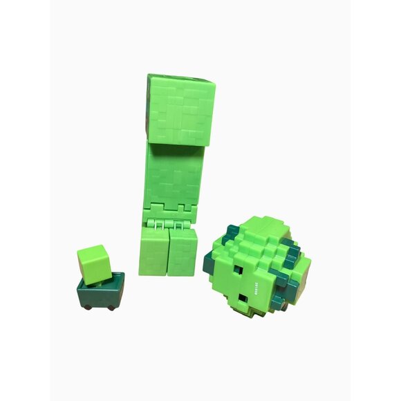 Minecraft Creeper Basic Figure Spawn Egg and Minecart Creeper Custom Lot - Picture 7 of 10